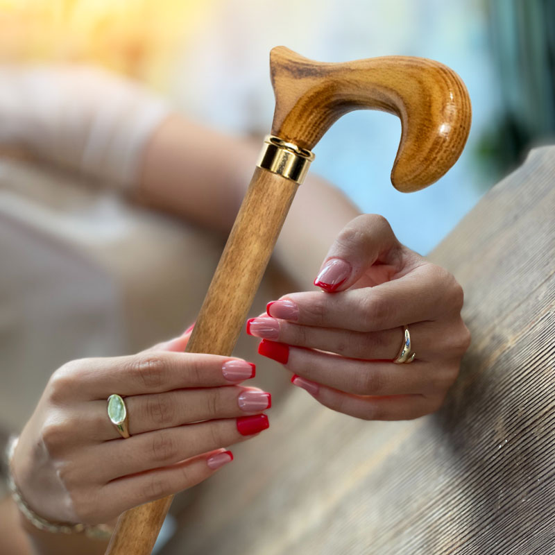 Walking Sticks to Complement French Tip Nails
